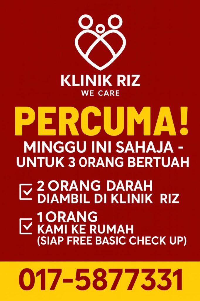 PROMOSI FULL CHECK-UP DARAH+URINE PERCUMA PERLIS