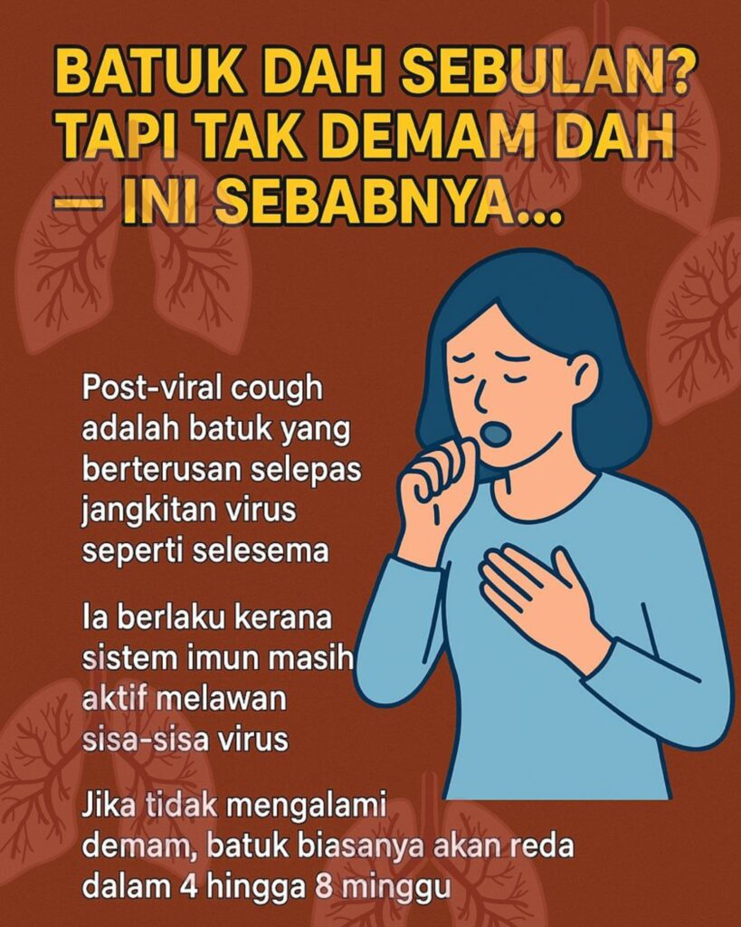 DEMAM DAH LEGA TAPI MASIH BATUK