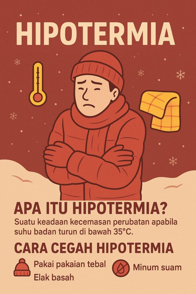 🧊 HIPOTERMIA – BILA BADAN TERLALU SEJUK