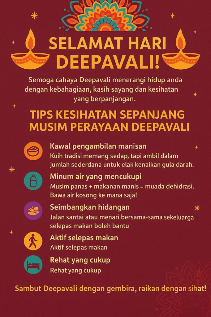 TIPS KESIHATAN DI MUSIM PERAYAAN