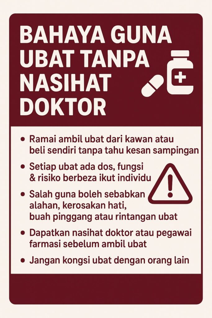 💊 JANGAN MAIN MAKAN UBAT!