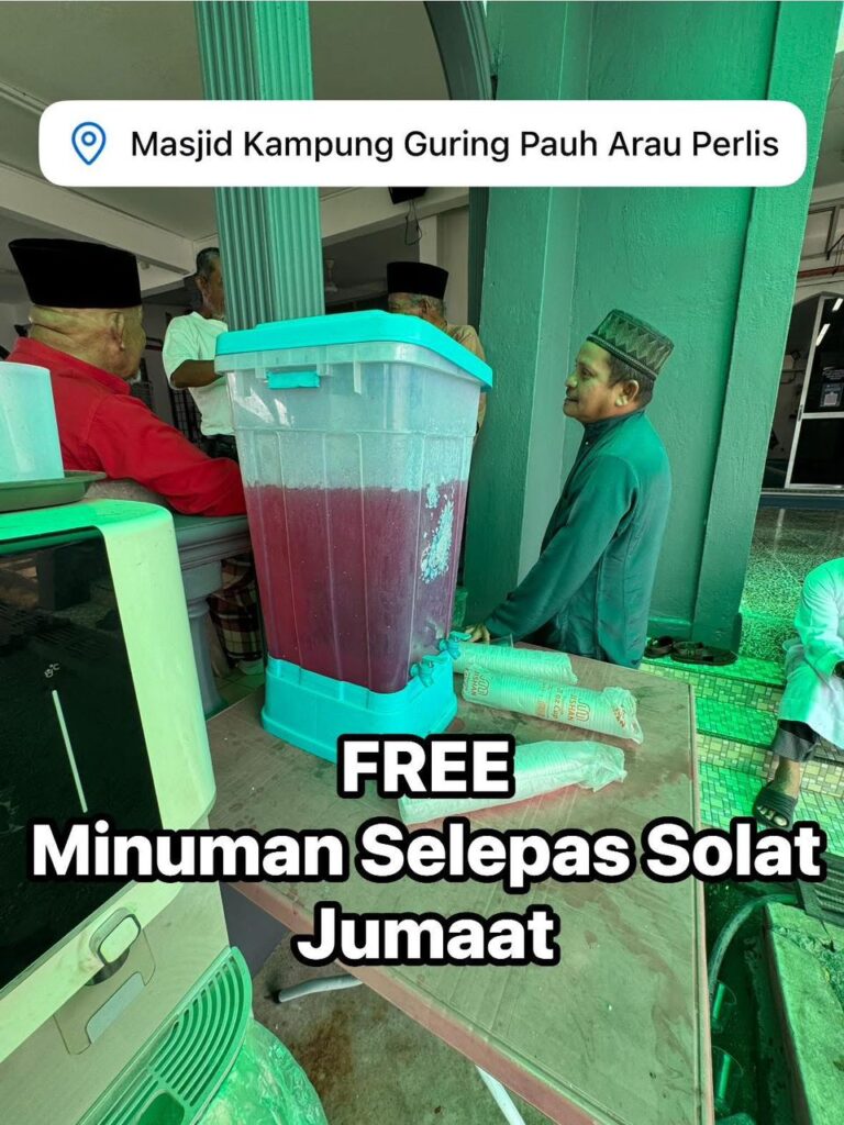 AIR PERCUMA JUMAAT UNTUK PENDUDUK PERLIS !