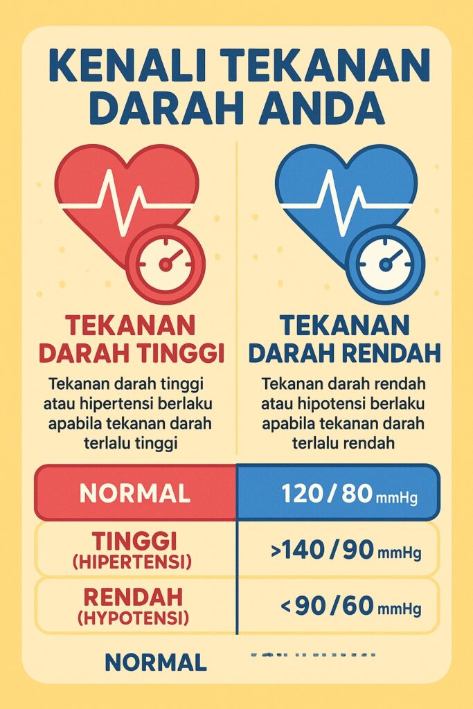 🩸 KENALI TEKANAN DARAH ANDA!