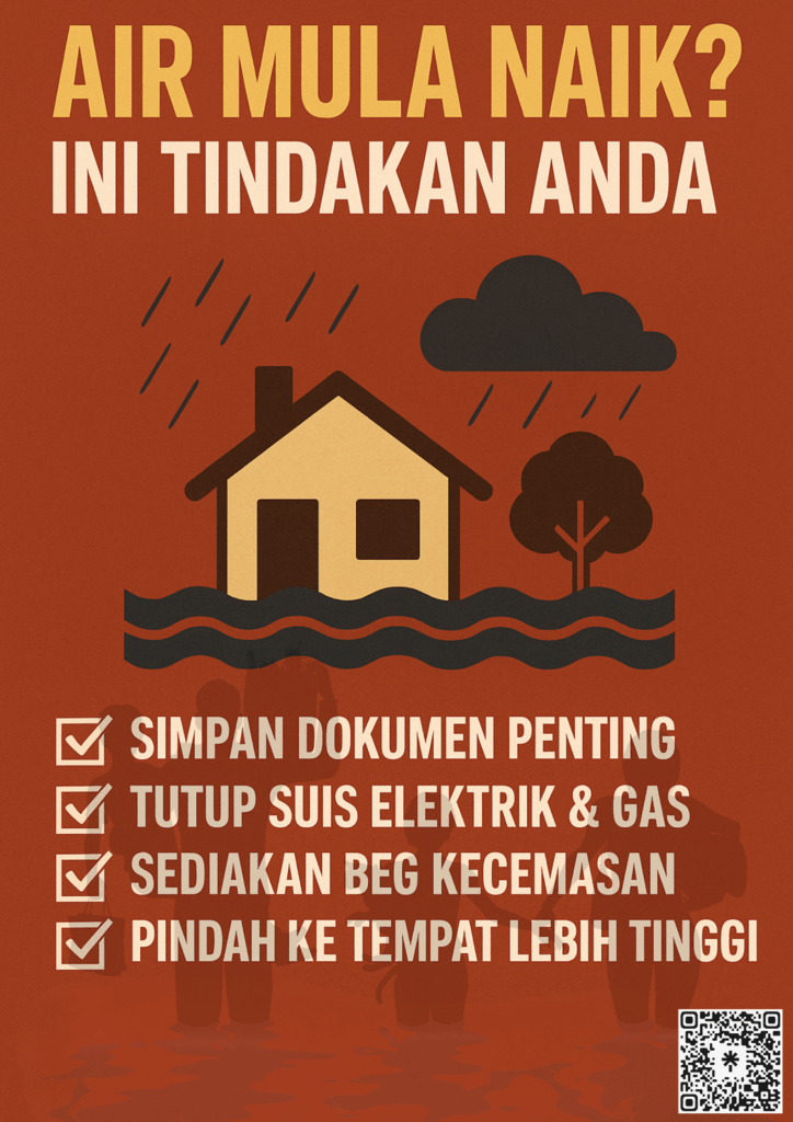 ⚠️ AIR BANJIR MAKIN NAIK – BERTINDAK SEBELUM TERLAMBAT!