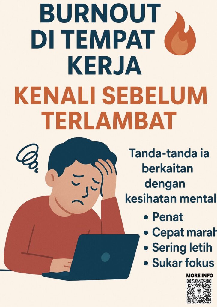 🔥 BURNOUT DI TEMPAT KERJA — KENALI SEBELUM TERLAMBAT!