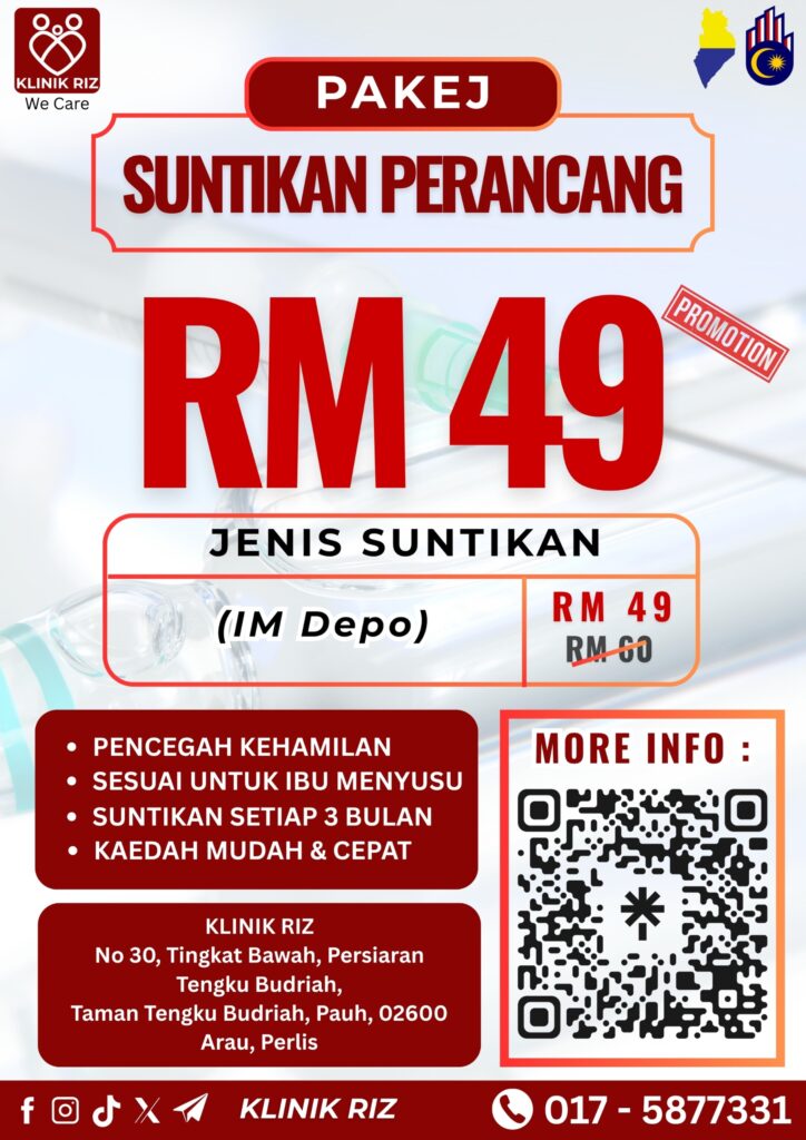 💉 PAKEJ SUNTIKAN PERANCANG RM49 SAHAJA!