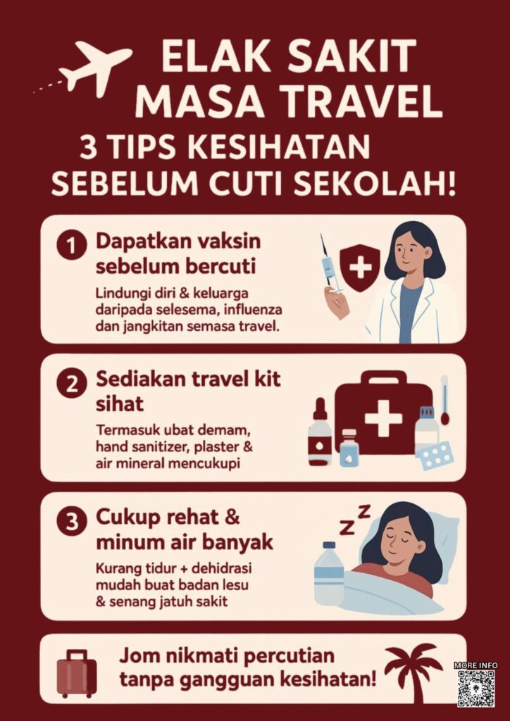 Tips Travel Masa Cuti Sekolah