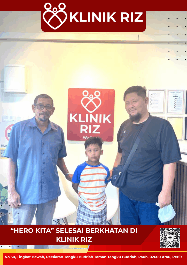 SUNAT/KHATAN LELAKI : Berani. Kental. Senyum lega lepas selesai!