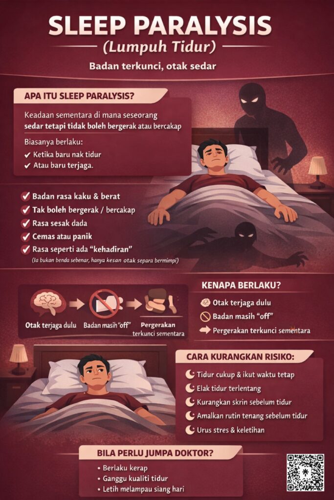 SLEEP PARALYSIS 😴- TANDA DAN KESANNYA
