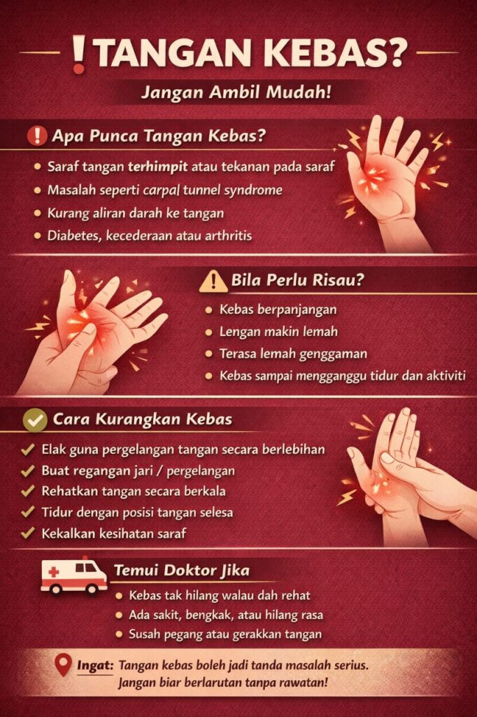 🖐️ TANGAN KEBAS? JANGAN AMBIL MUDAH.
