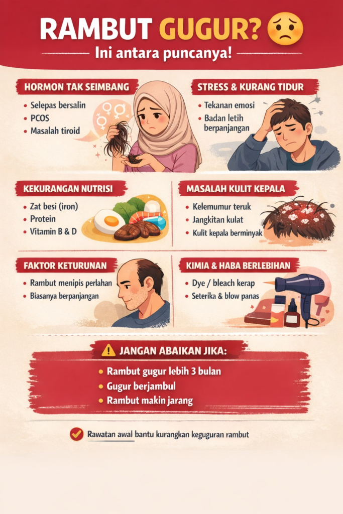 PUNCA RAMBUT GUGUR