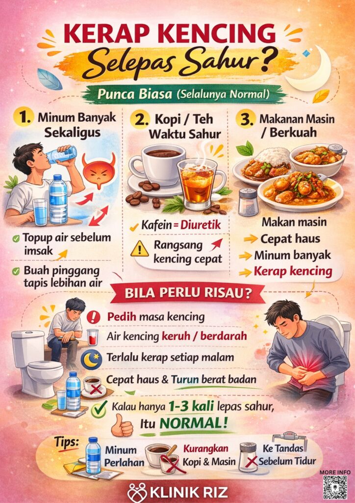 KERAP KENCING SELEPAS SAHUR