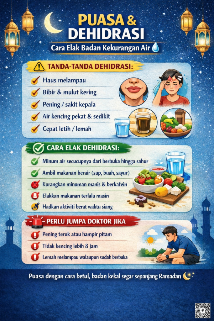 DEHIDRASI SEMASA PUASA