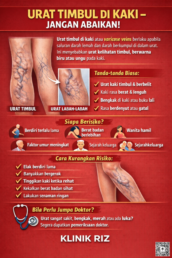 URAT TIMBUL DI KAKI?