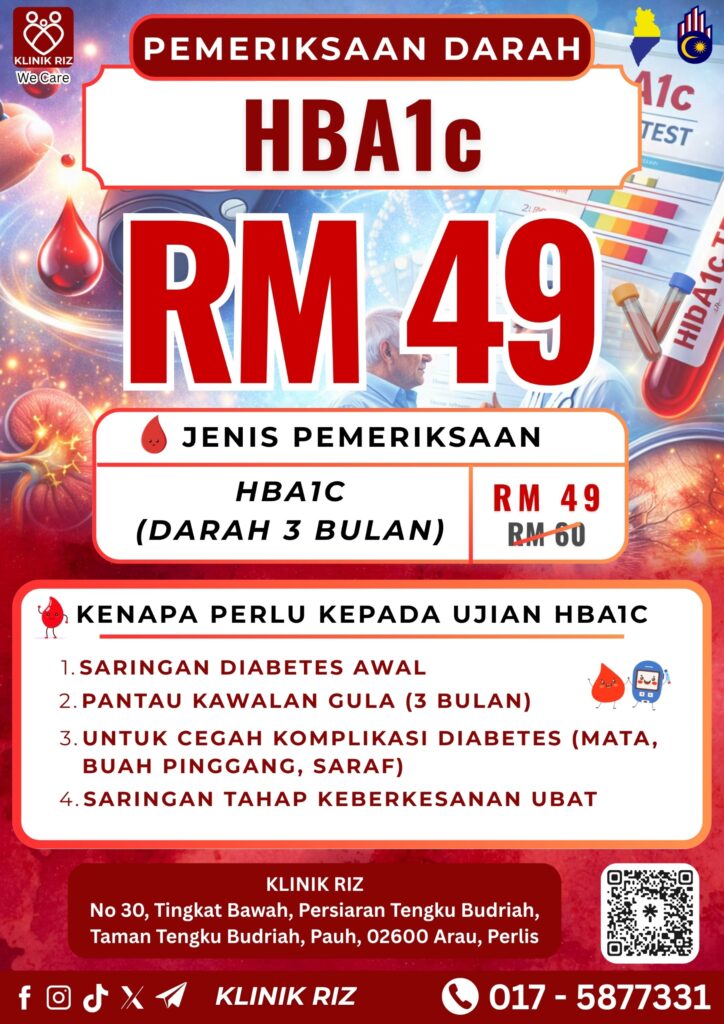 HBA1C KLINIK RIZ ARAU