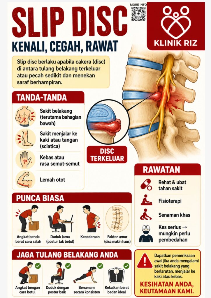 SLIP DISC TU APA