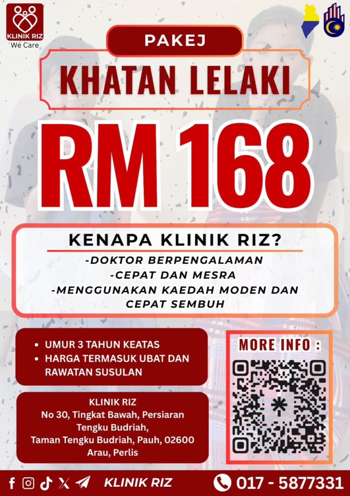 KHATAN LELAKI  PERLIS KLINIK RIZ